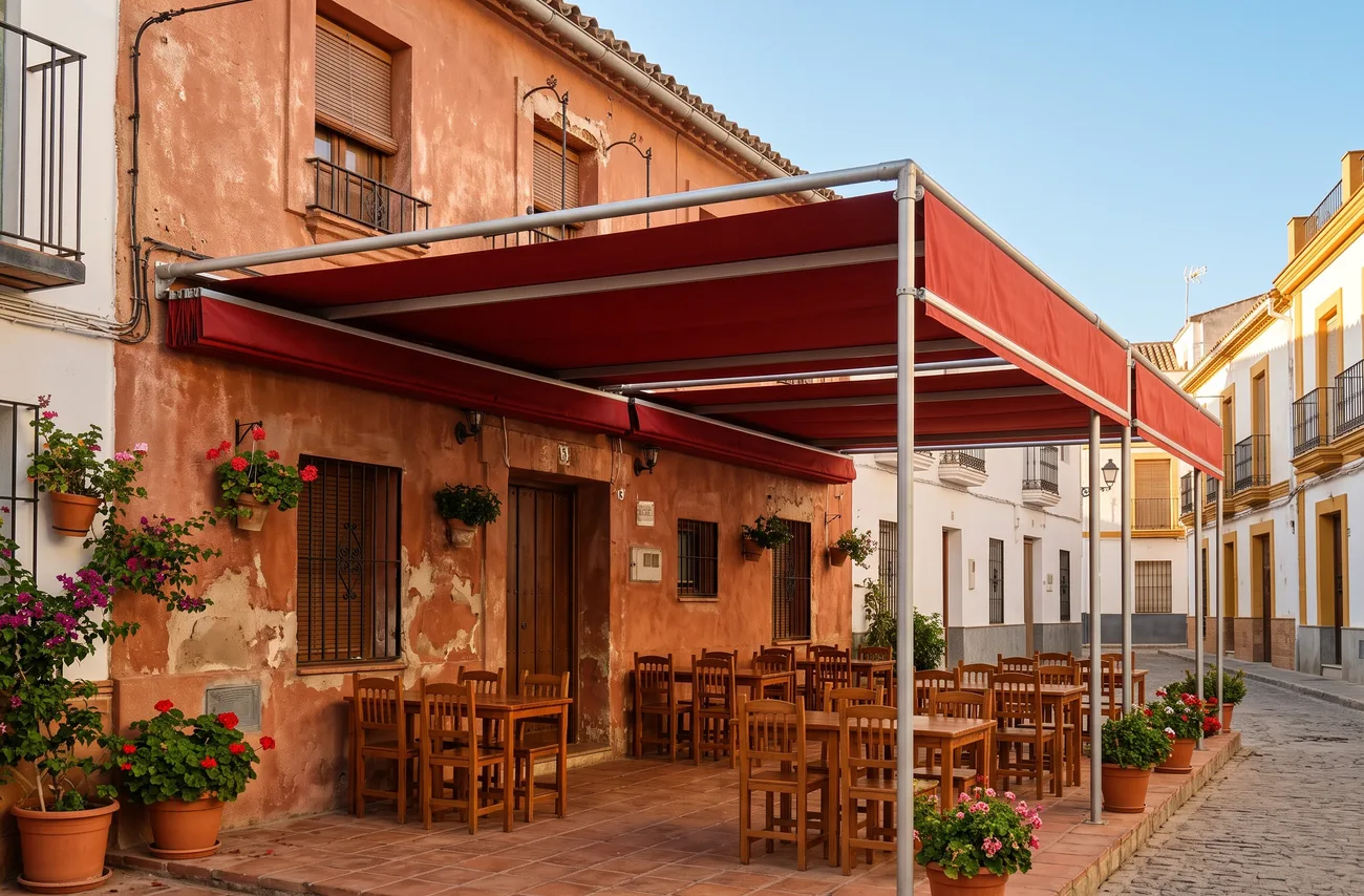 Toldo enrollable de 4 metros